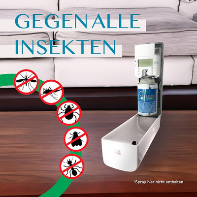 Dispenser PRO, GO Insect Control Sprühapparat, programmierbarer Zerstäuber - Mein-Insektenschutz-Shop Insektenschutzspray Fliegenabwehr Wespenschutz